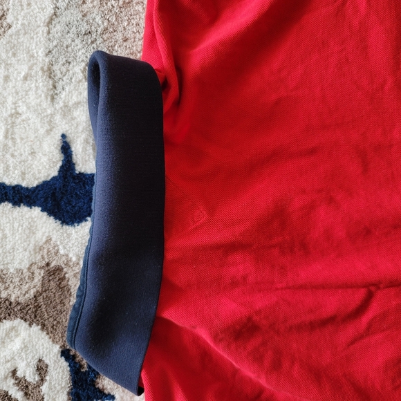 Mens Tommy Hilfiger Red Polo Shirt - Picture 8 of 8
